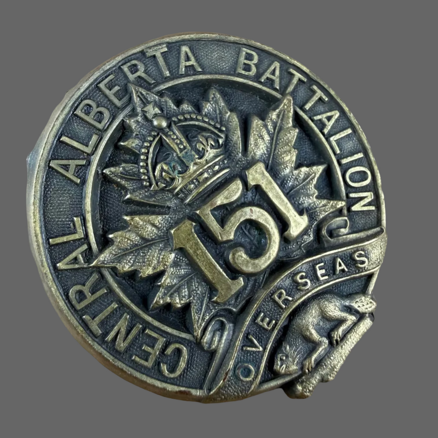 Canadian - WWI - 151st Canadian Infantry Battalion (Central Alberta) Cap Badge