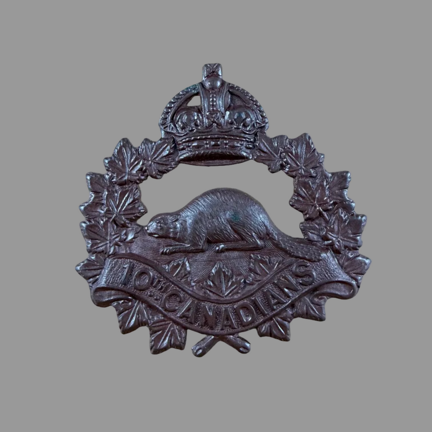 Canadian - WWI - 10th Canadian Infantry Battalion (Calgary) Cap Badge