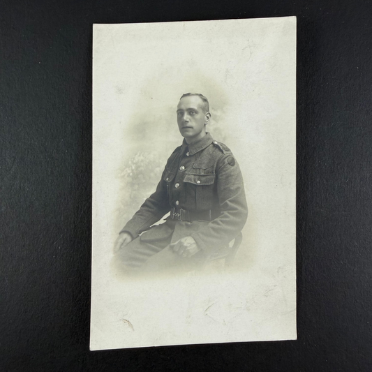 British - WWI - BEF Photo Postcard - 2/8 West Yorkshire Regiment (Leeds Rifles) - 62nd Division