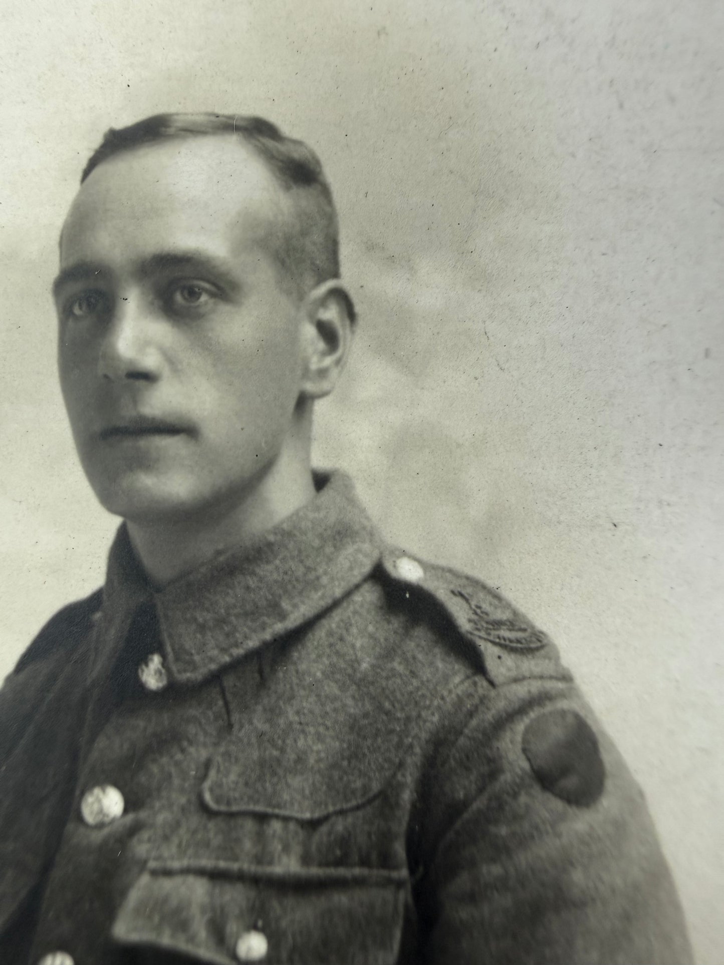 British - WWI - BEF Photo Postcard - 2/8 West Yorkshire Regiment (Leeds Rifles) - 62nd Division