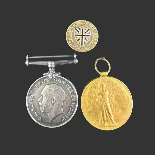 Canadian - WWI - Medal Pair - Royal Canadian Regiment (RCR) - Young