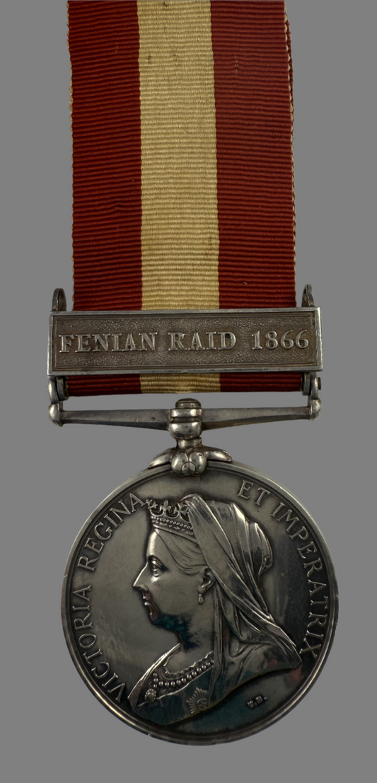 Canada General Service Medal - Fenian Raid 1866 - Burritts Rapids Infantry Company - Morrison