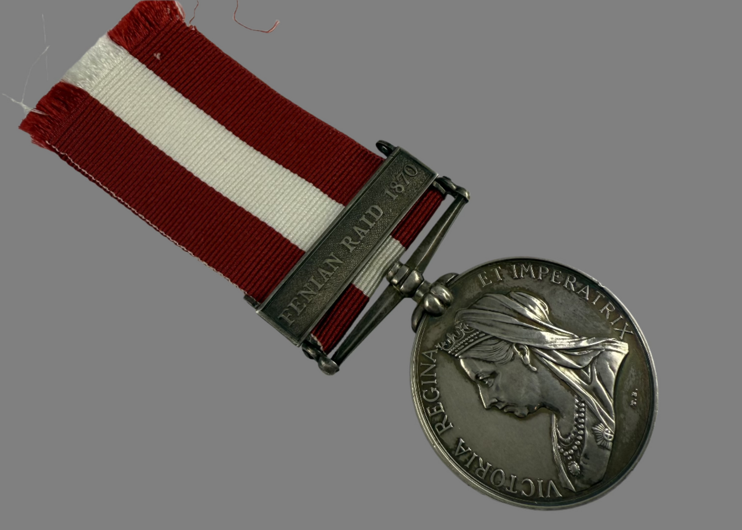 Canada General Service Medal - Fenian Raid 1870 - 6th Hochelaga Light Infantry - Summers