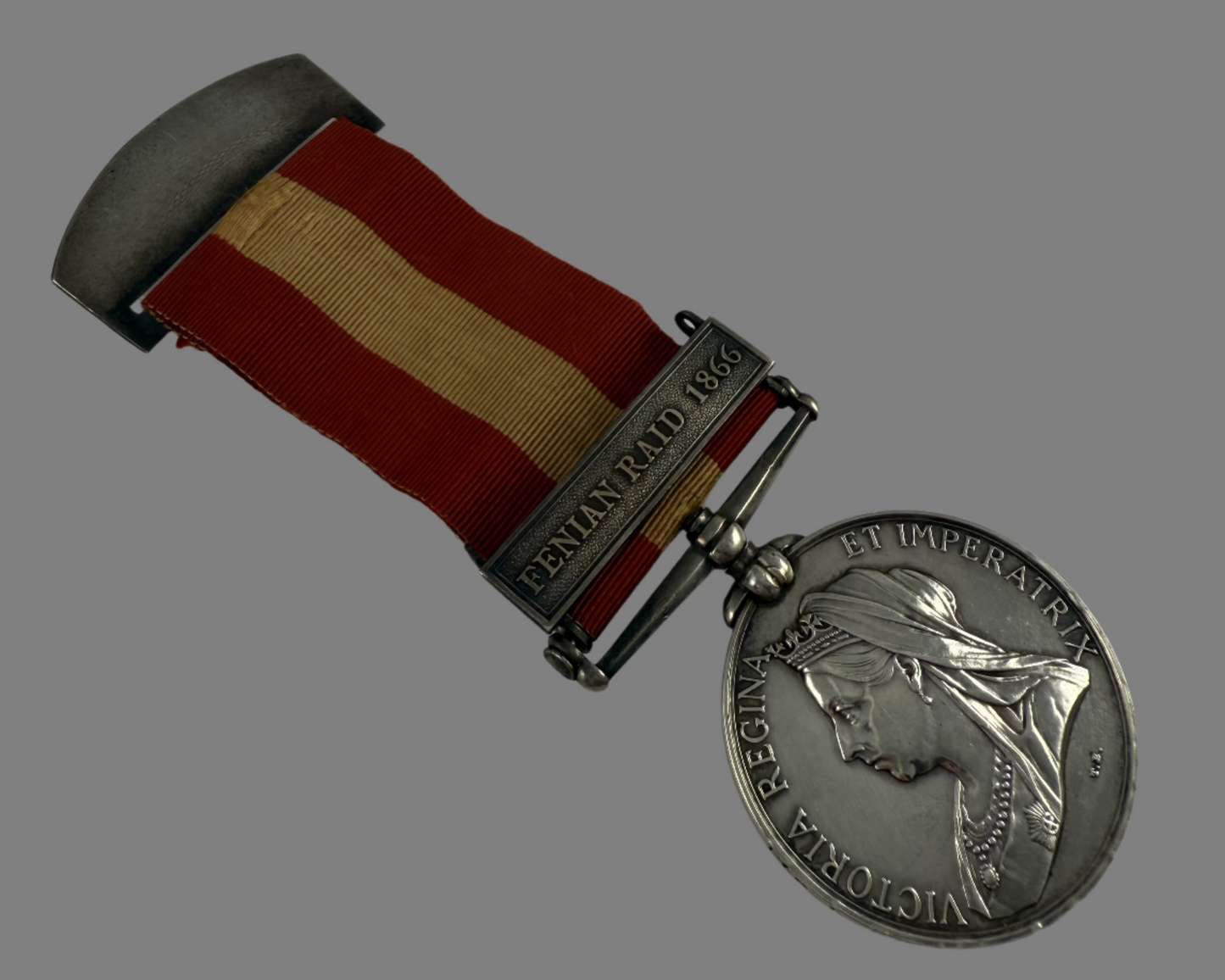 Canada General Service Medal - Fenian Raid 1866 - 1st Sherbrooke Rifle Company - Smith