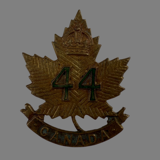 WWI - 44th Canadian Infantry Battalion Officer's Cap Badge