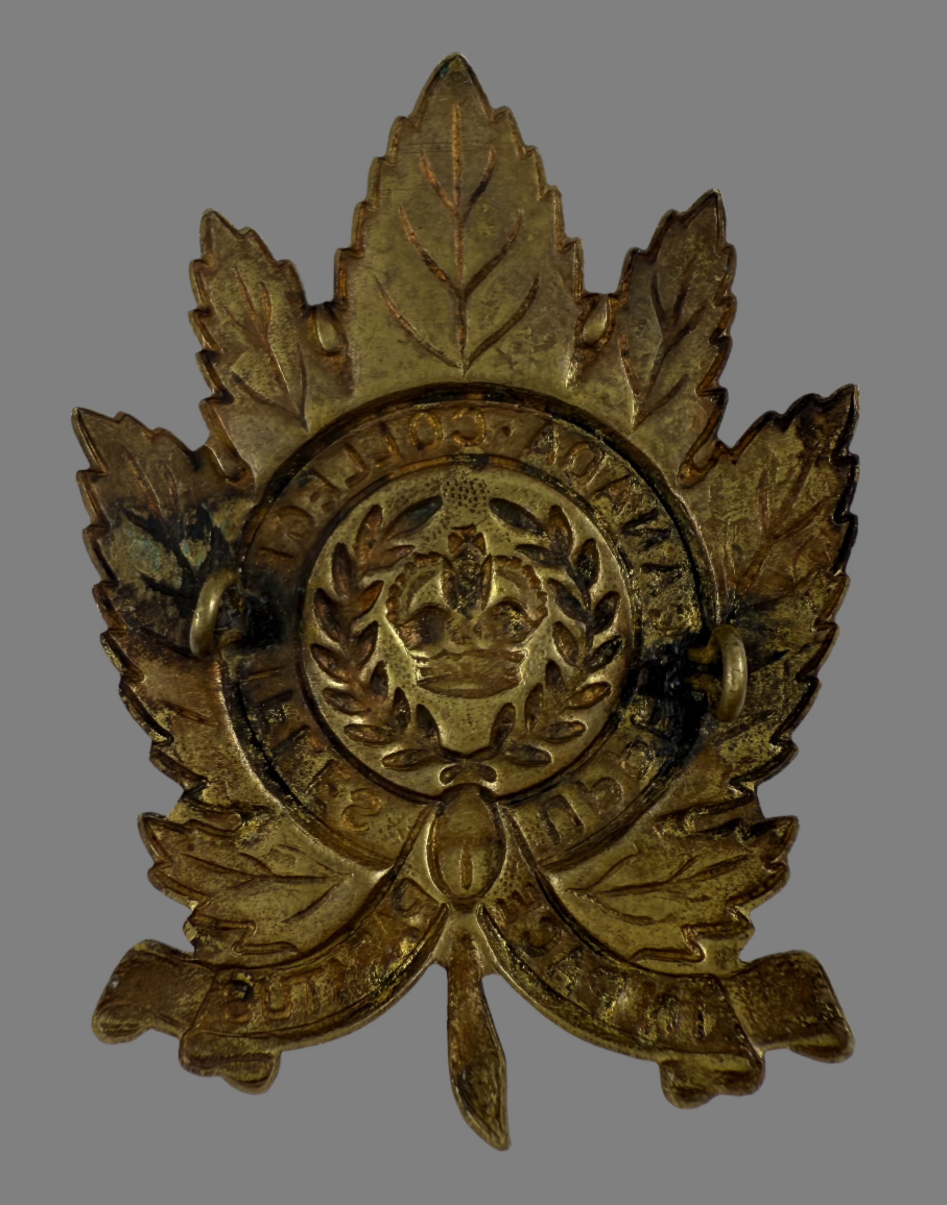 Falanex Cap Pre-WWI - Upper Canada College Rifles Cap Badge – Phalanx Militaria