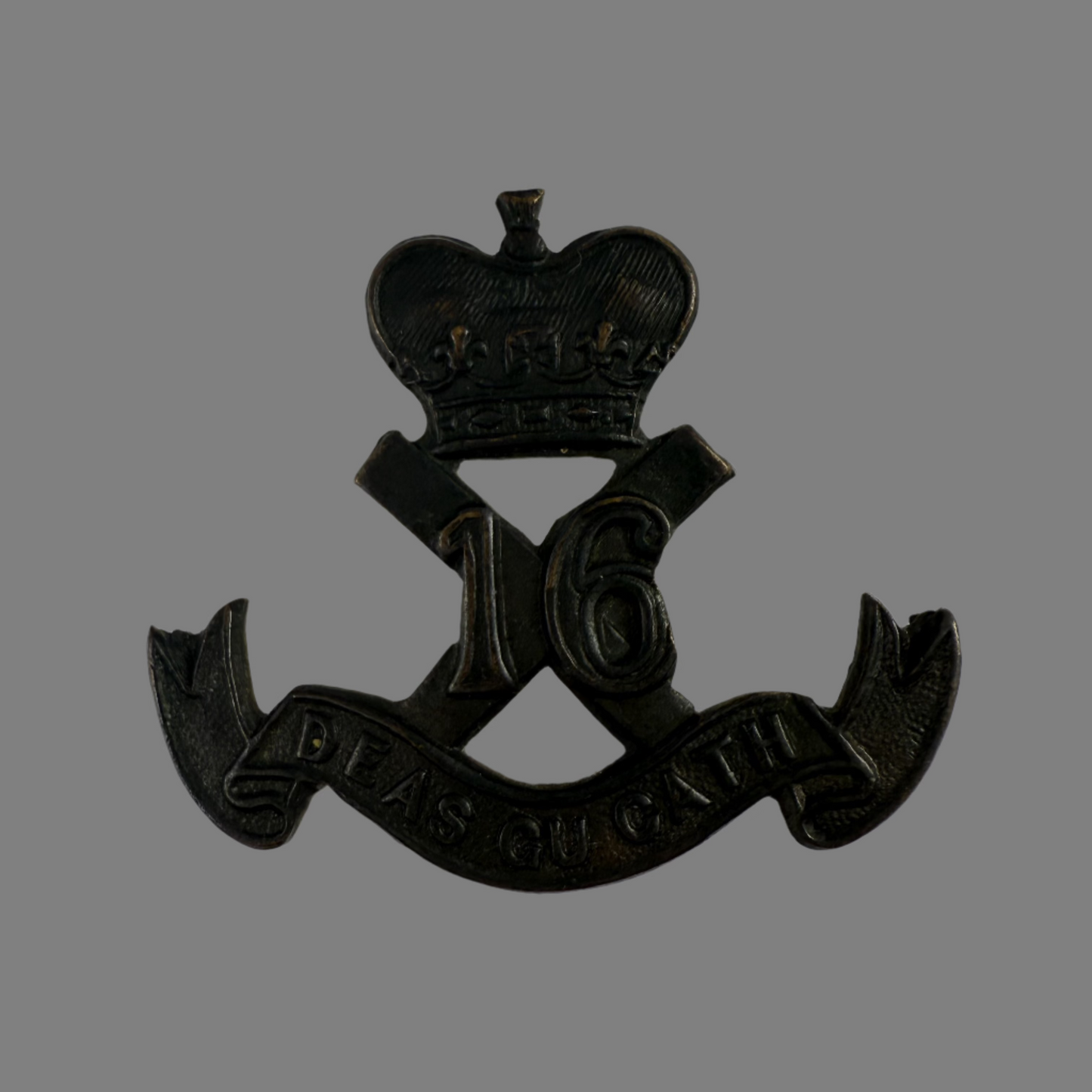 WWI - 16th Canadian Infantry Battalion (Canadian Scottish) Officer's Collar Badge