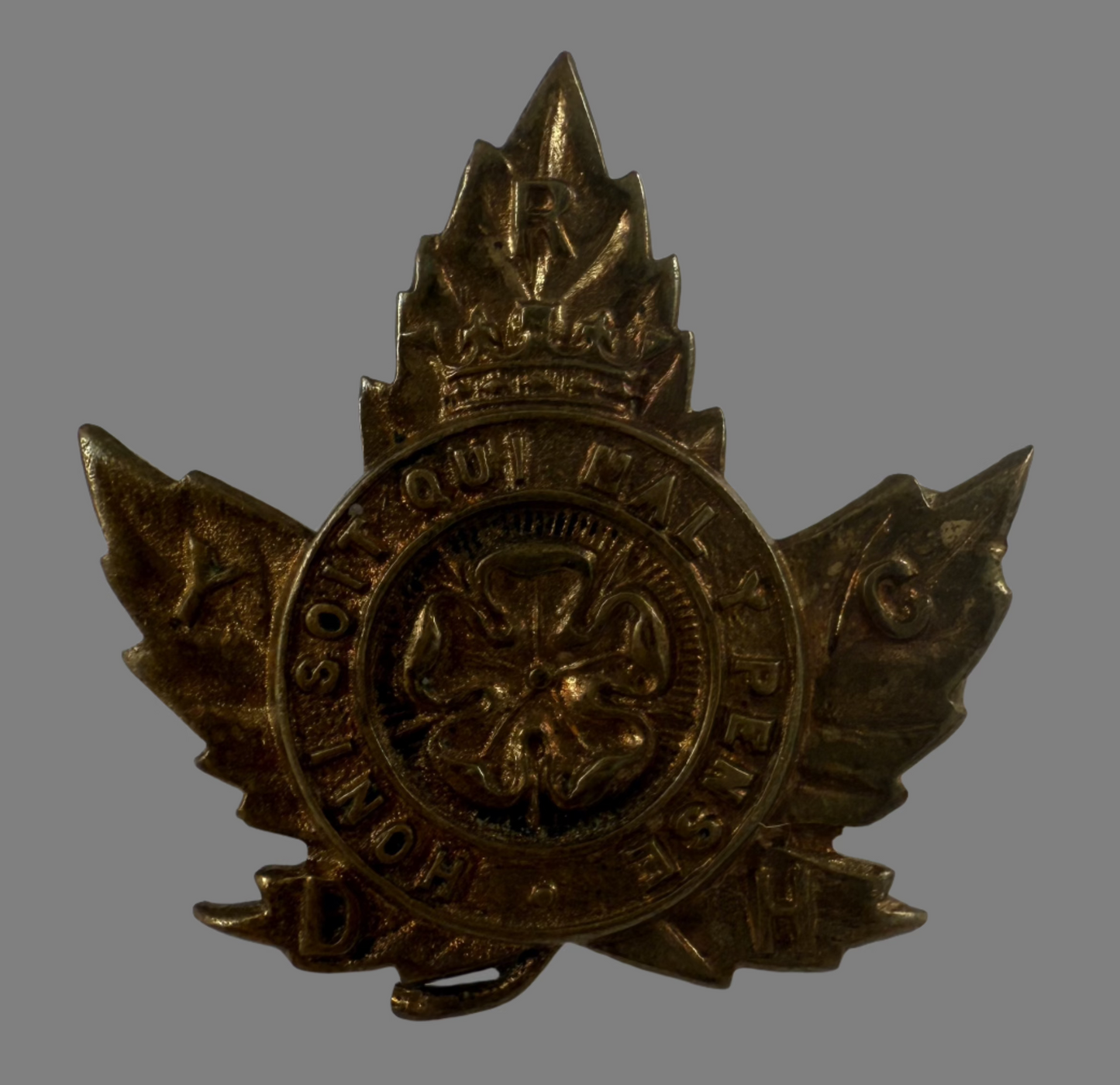 Pre-WWI - Duke of York's Royal Canadian Hussars Collar Badge