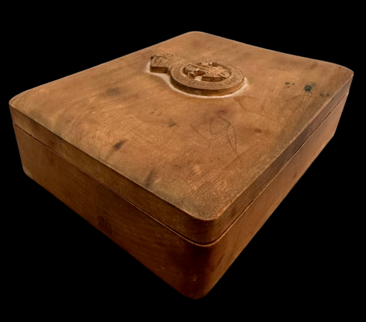 Princess Patricia’s Canadian Light Infantry Hand Carved Wooden Box