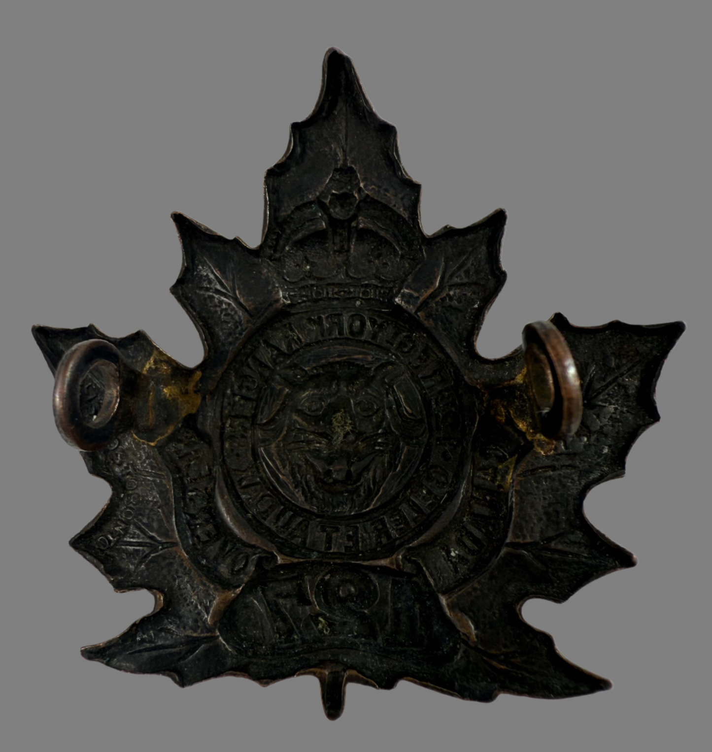 WWI - 127th Canadian Infantry Battalion (12th York Rangers) Cap Badge