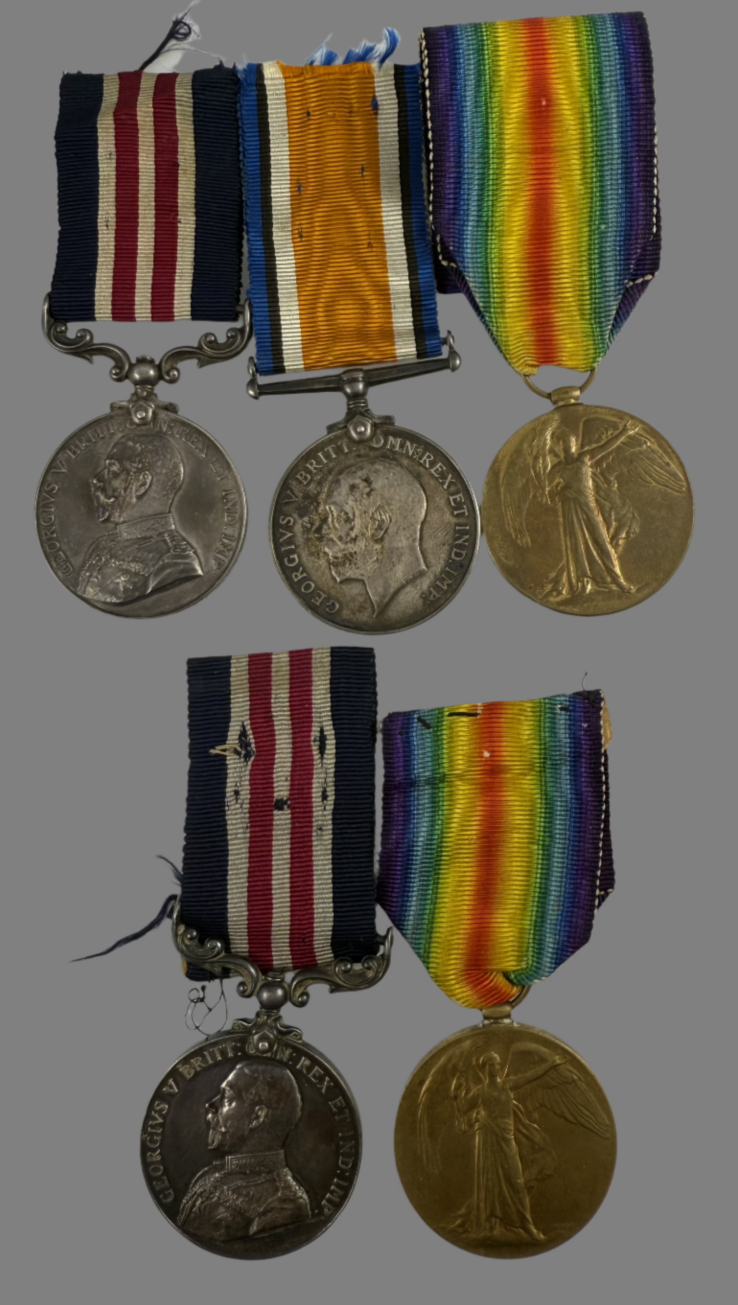 WWI Family Group (Brothers) - Both Awarded Military Medal 44th Battalion / C.A.M.C - Butler