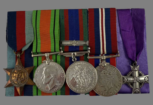 WWII Canadian Casualty Medal Group - Heard