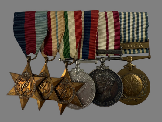 WWII / Korea / Malaya British Medal Group - Royal Navy - Robson