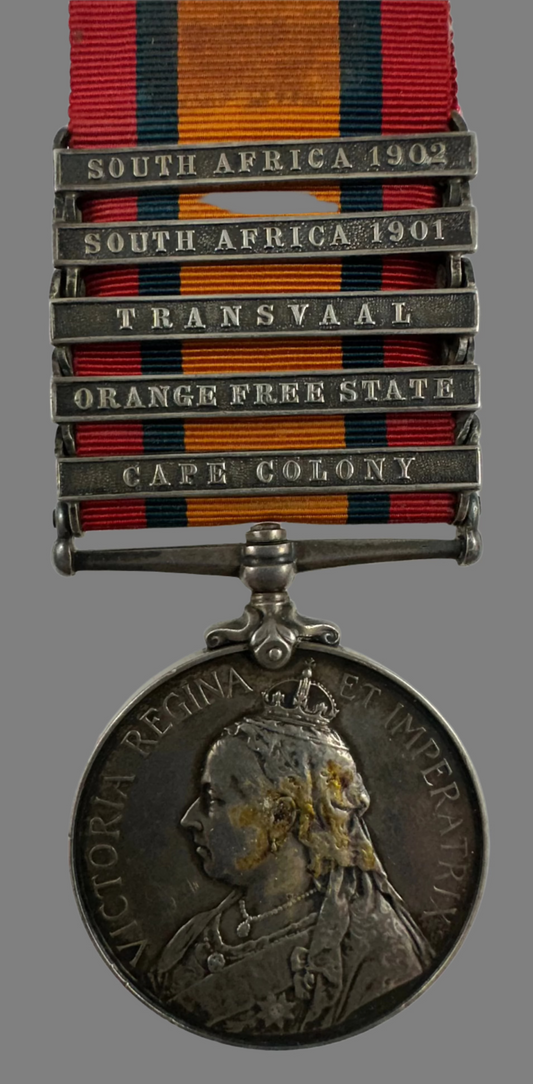 Queen's South Africa Medal to a Canadian in the South African Constabulary - Poston