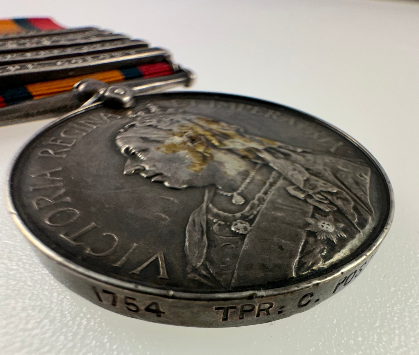 Queen's South Africa Medal to a Canadian in the South African Constabulary - Poston