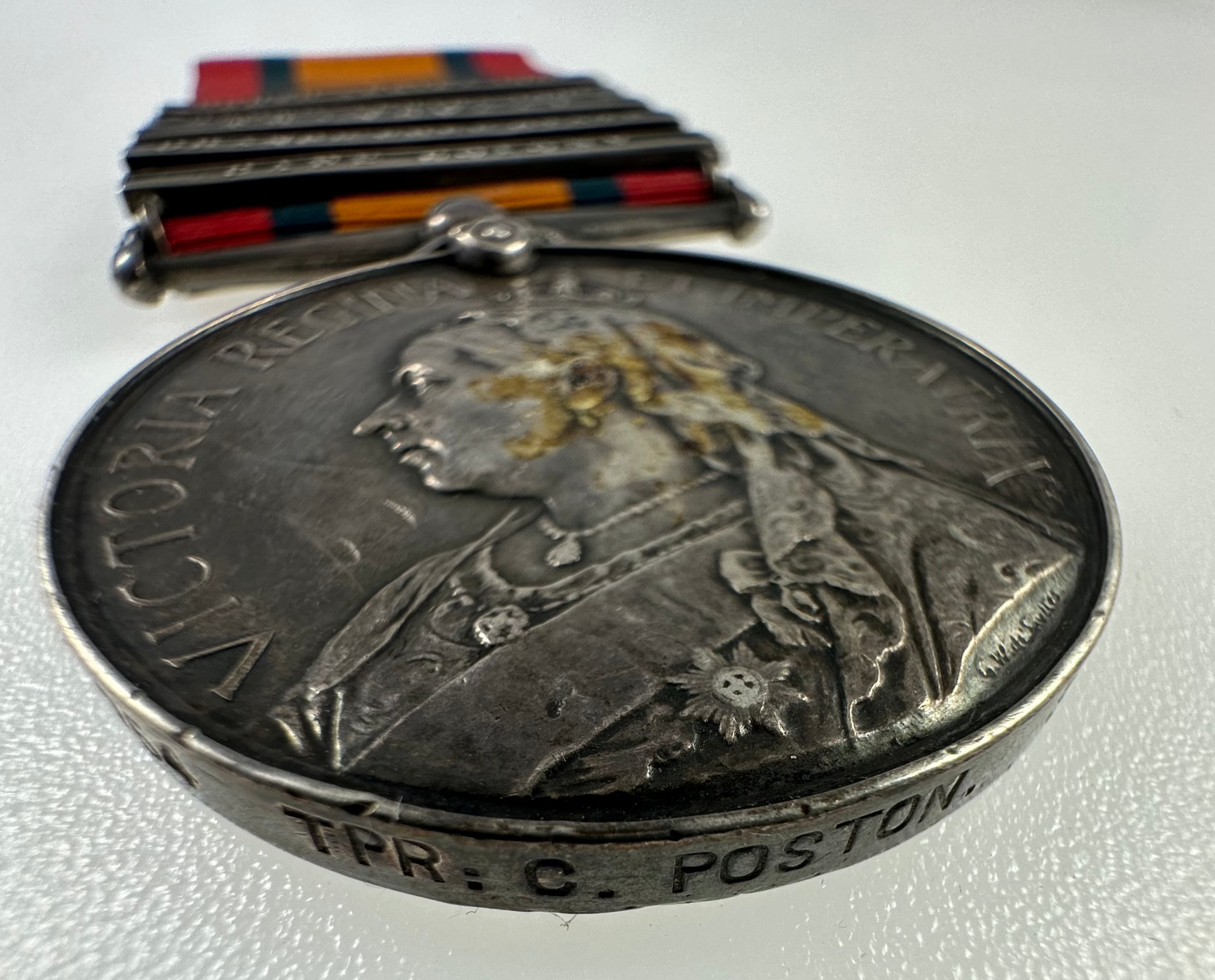 Queen's South Africa Medal to a Canadian in the South African Constabulary - Poston