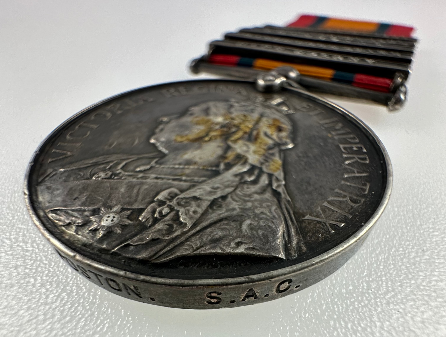 Queen's South Africa Medal to a Canadian in the South African Constabulary - Poston