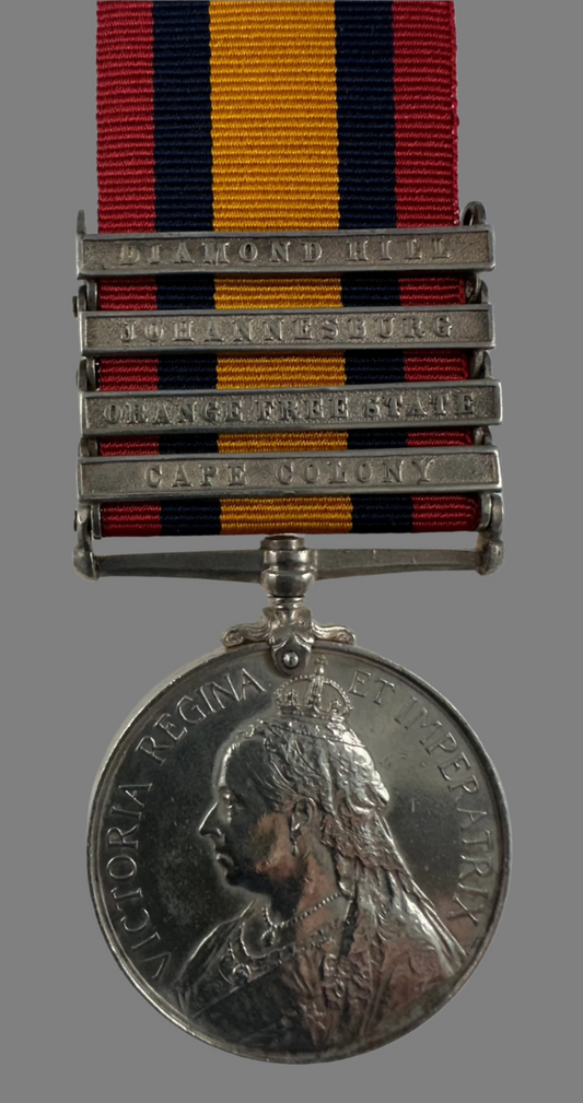 Queen's South Africa Medal to Canadian in Roberts Horse - Graham