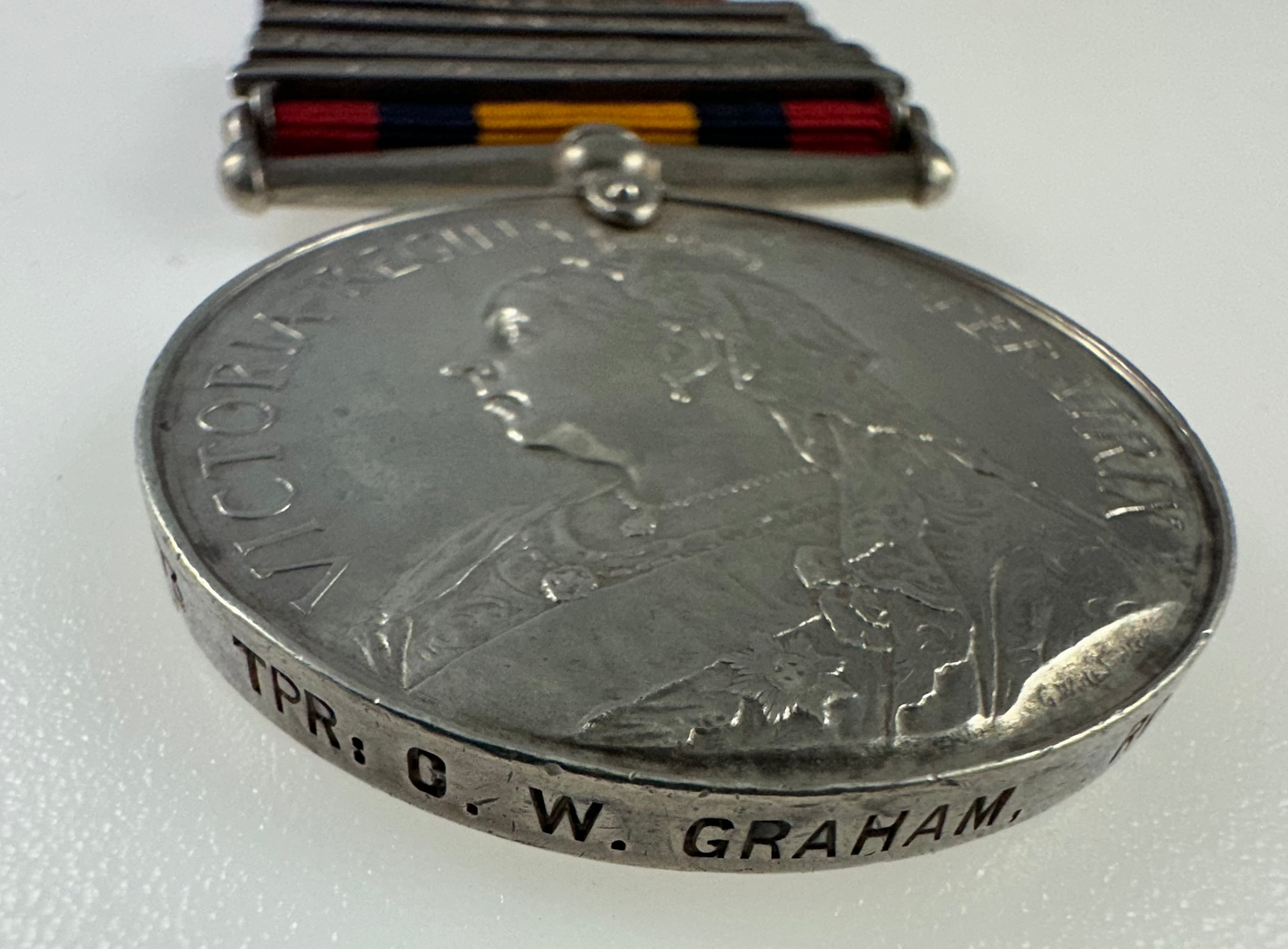 Queen's South Africa Medal to Canadian in Roberts Horse - Graham