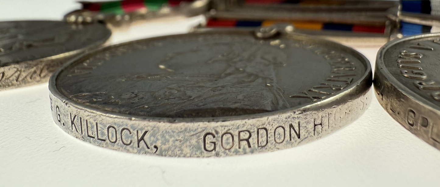 Pre-WWI / WWI Medal Group to Gordon Highlanders / CEF - Killick