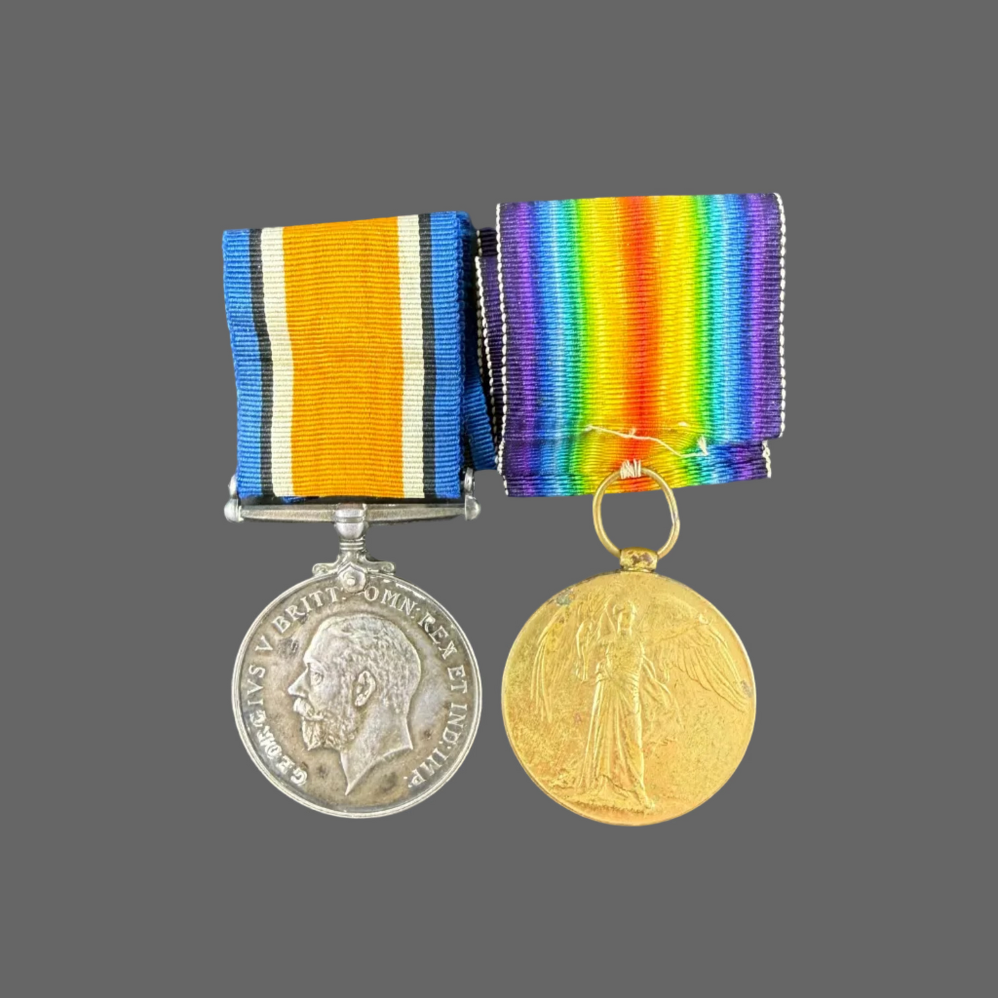 Canadian - WWI - Medal Pair to 13th Canadian Infantry Battalion (Royal Highlanders of Canada) - Hutt