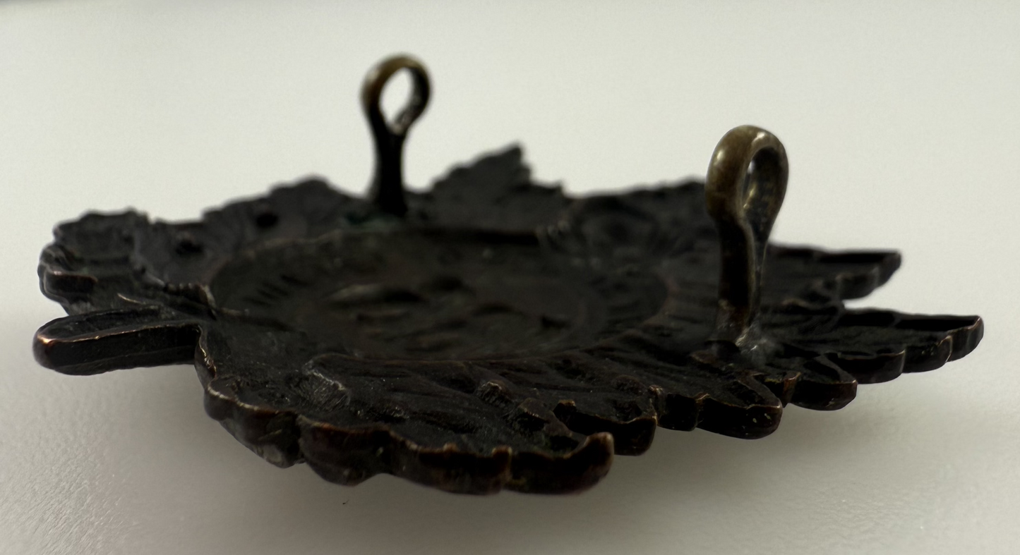 Canadian WWI - 166th Infantry Battalion (Queen's Own Rifles of Canada) Cap Badge