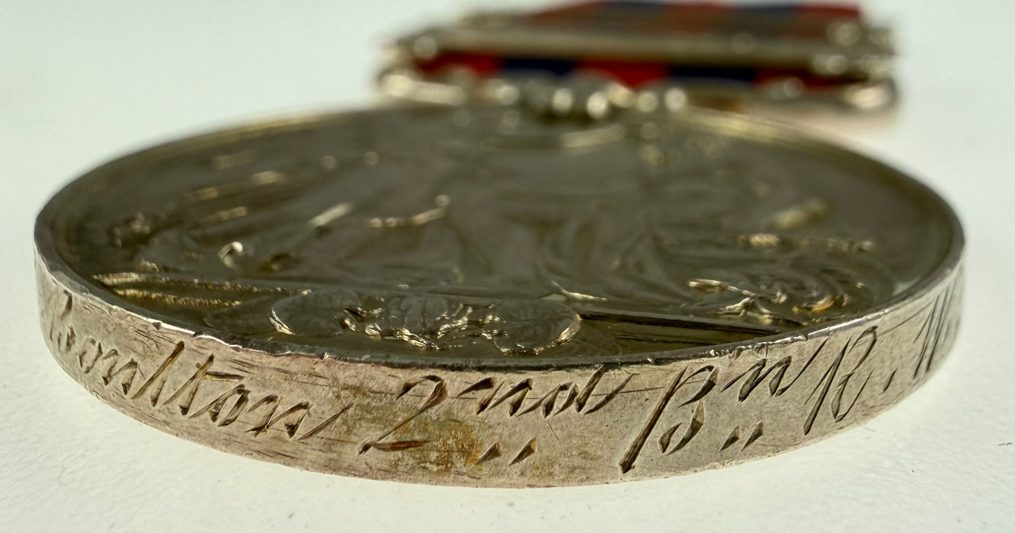 British - Pre-WWI - India General Service Medal 1854 - Queen's Royal West Surrey Regiment - Boulton
