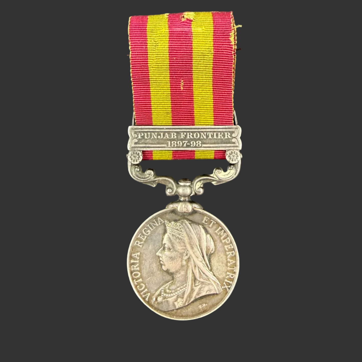 British - Pre-WWI -  India Medal 1895 - Middlesex Regiment - Stocks