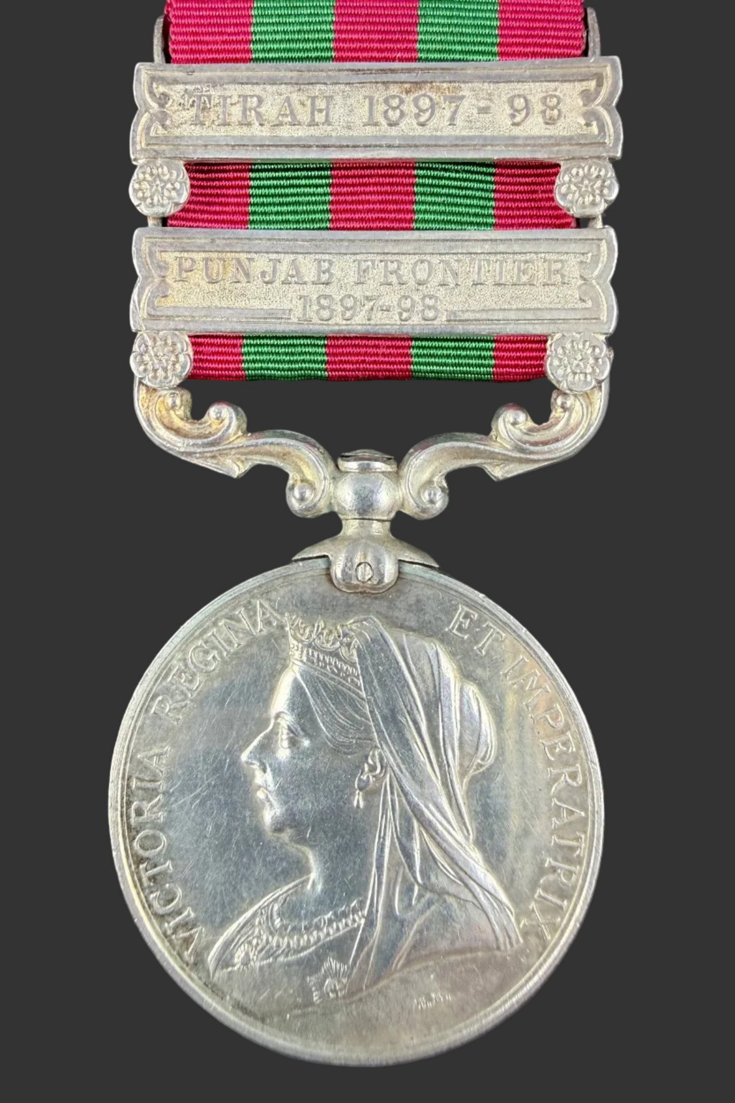 British - Pre-WWI - India Medal 1895 - Royal Inniskilling Fusiliers - Wylie