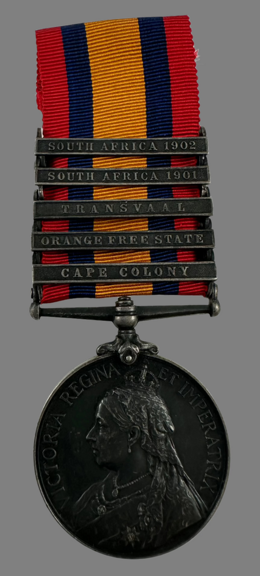 Queen's South Africa Medal to Canadian in the South African Constabulary - Henderson