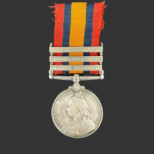 British - Pre-WWI - Queen's South Africa Medal - 6th (Inniskilling) Dragoons - McLean - Zululand 1888