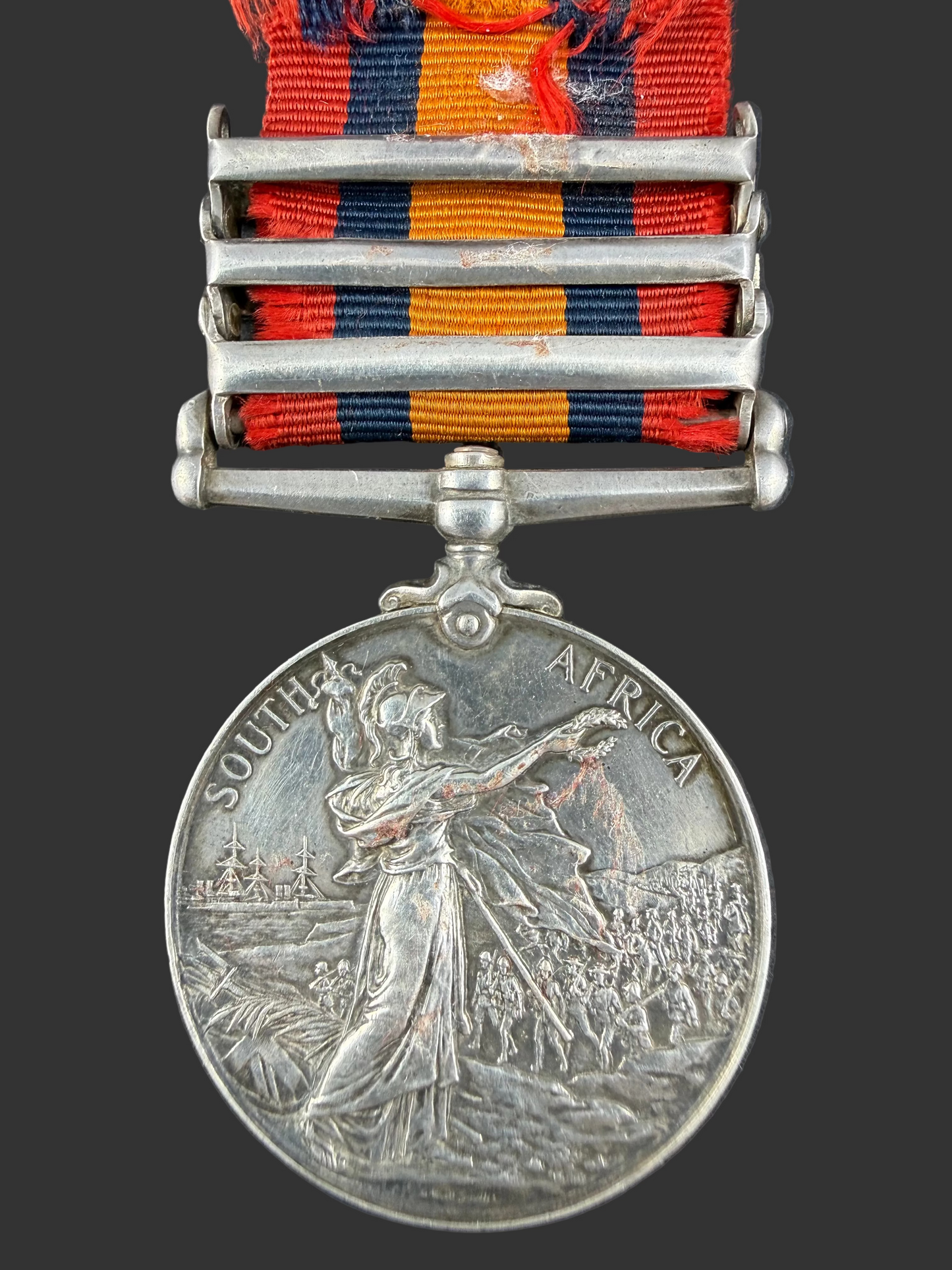 British - Pre-WWI - Queen's South Africa Medal - 6th (Inniskilling) Dragoons - McLean - Zululand 1888