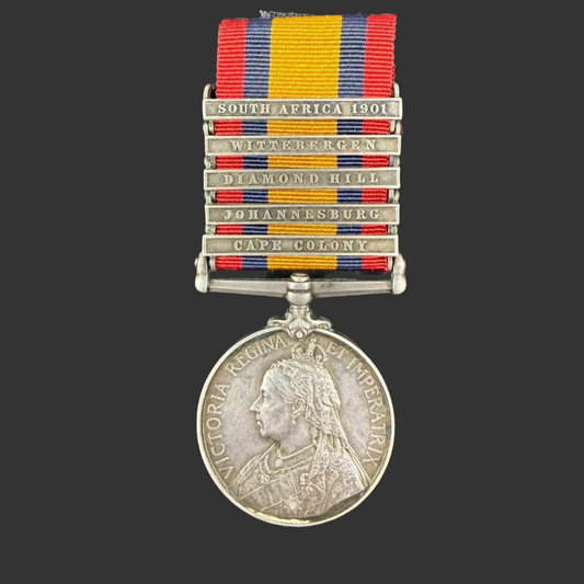 British - Pre-WWI - Queen's South Africa Medal - Cameron Highlanders - Stewart