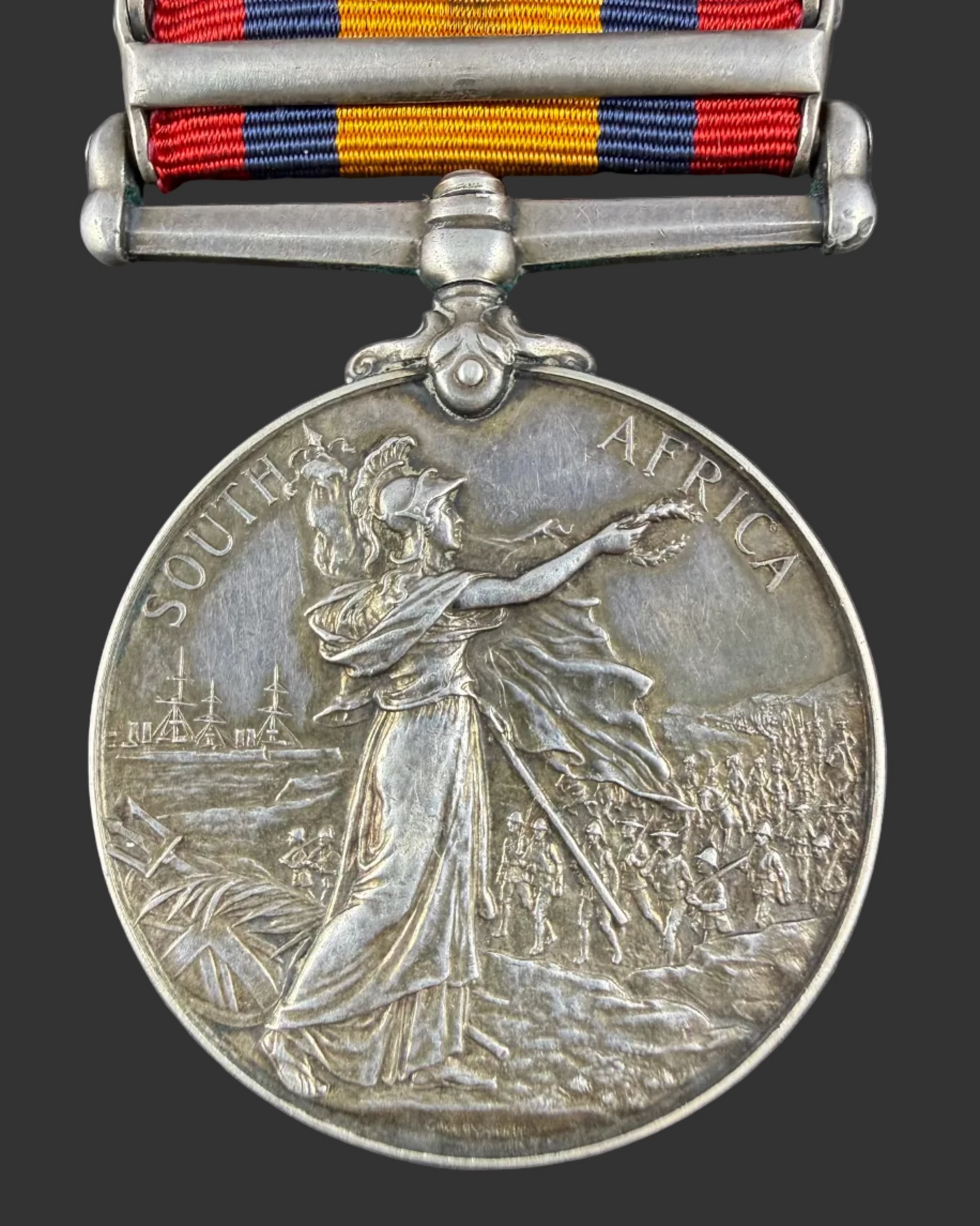 British - Pre-WWI - Queen's South Africa Medal - Cameron Highlanders - Stewart