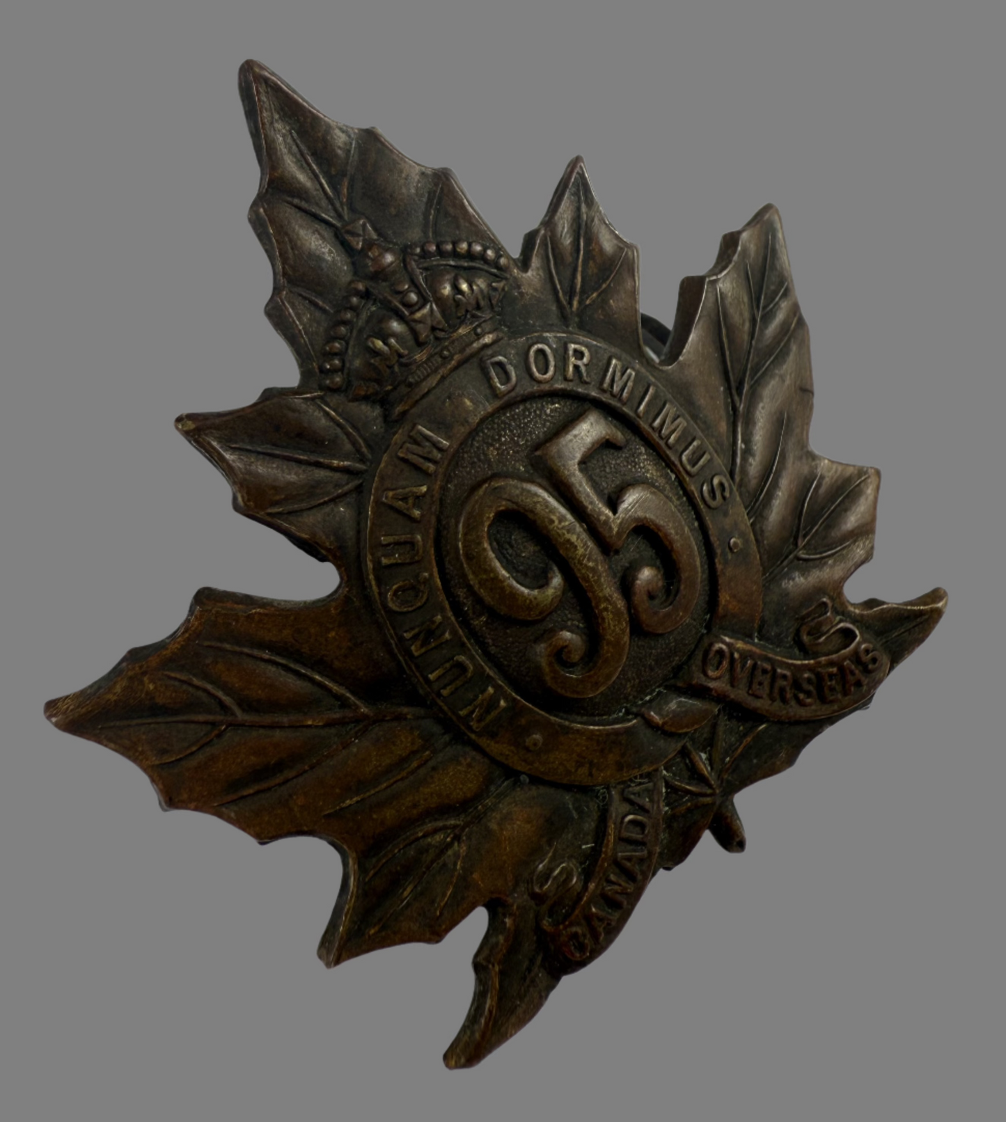 Canadian WWI - 95th Infantry Battalion Cap Badge