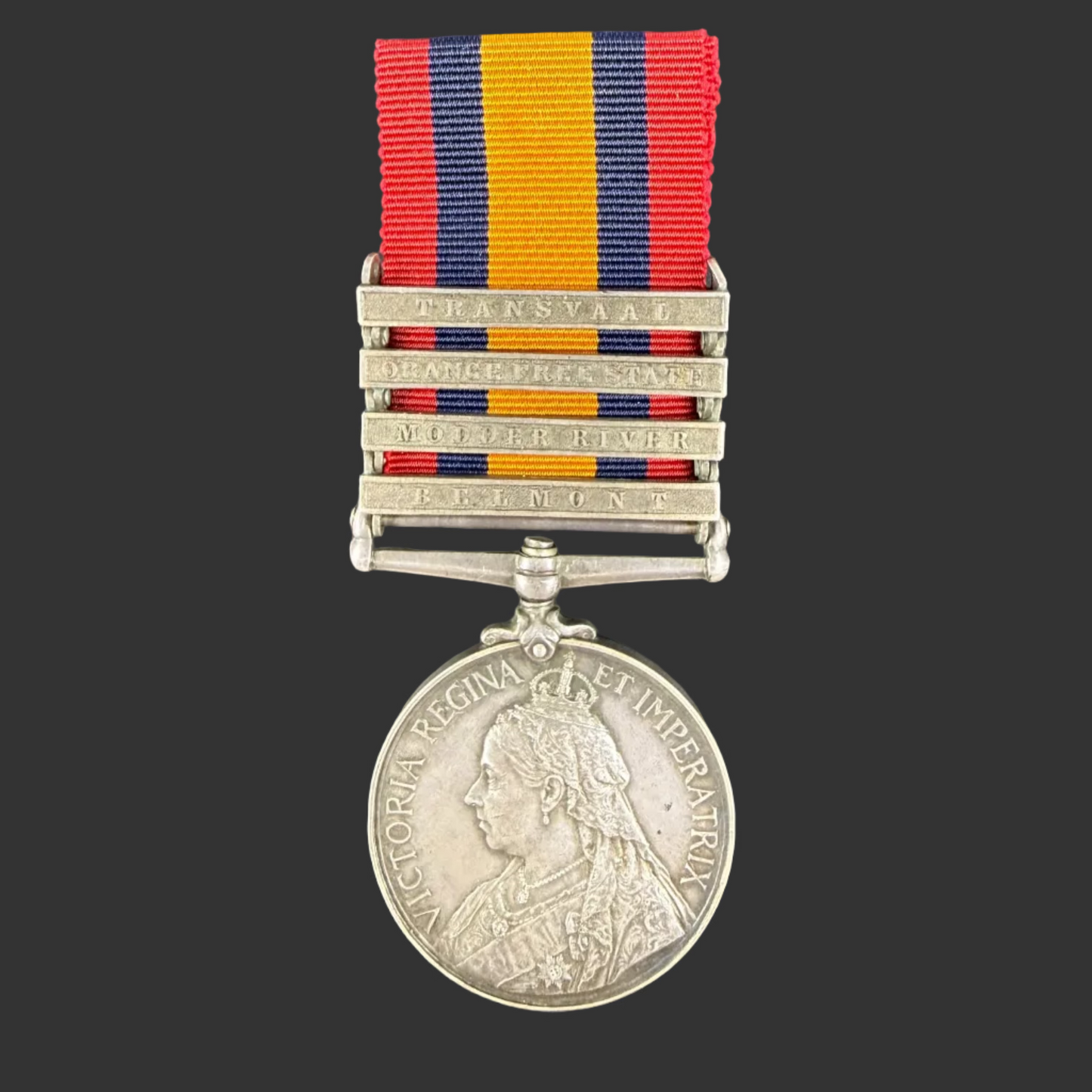 British - Pre-WWI - Queen's South Africa Medal - Loyal North Lancashire Regiment - Pickup