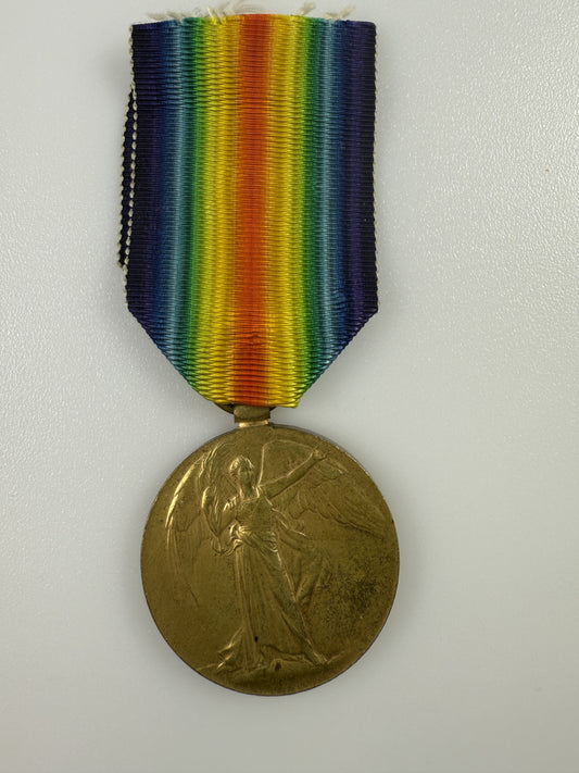 WWI Victory Medal - 58th Canadian Infantry Battalion - Shaw - DOW