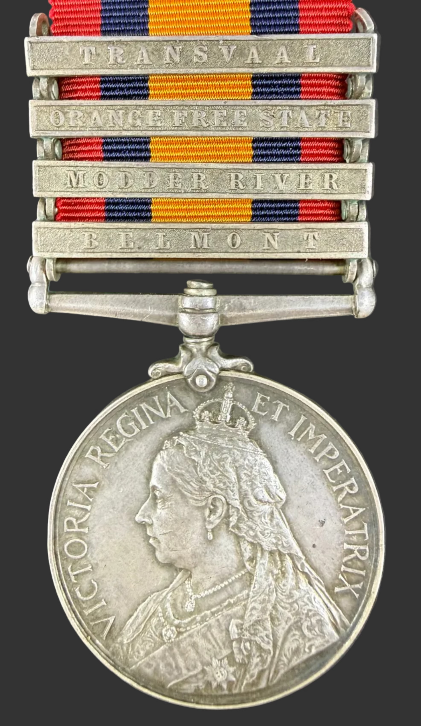British - Pre-WWI - Queen's South Africa Medal - Loyal North Lancashire Regiment - Pickup