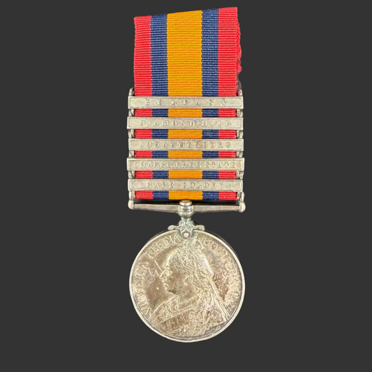 British - Pre-WWI - Queen's South Africa Medal - 6th (Inniskilling) Dragoons - Grattage
