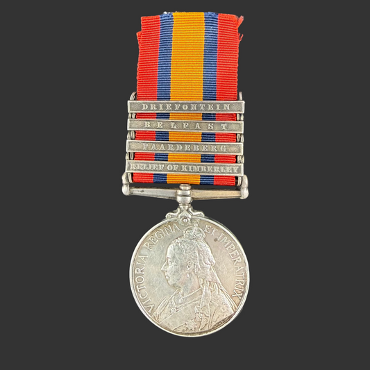 British - Pre-WWI - Queen's South Africa Medal - Yorkshire Regiment - Prince - KIA - MiD