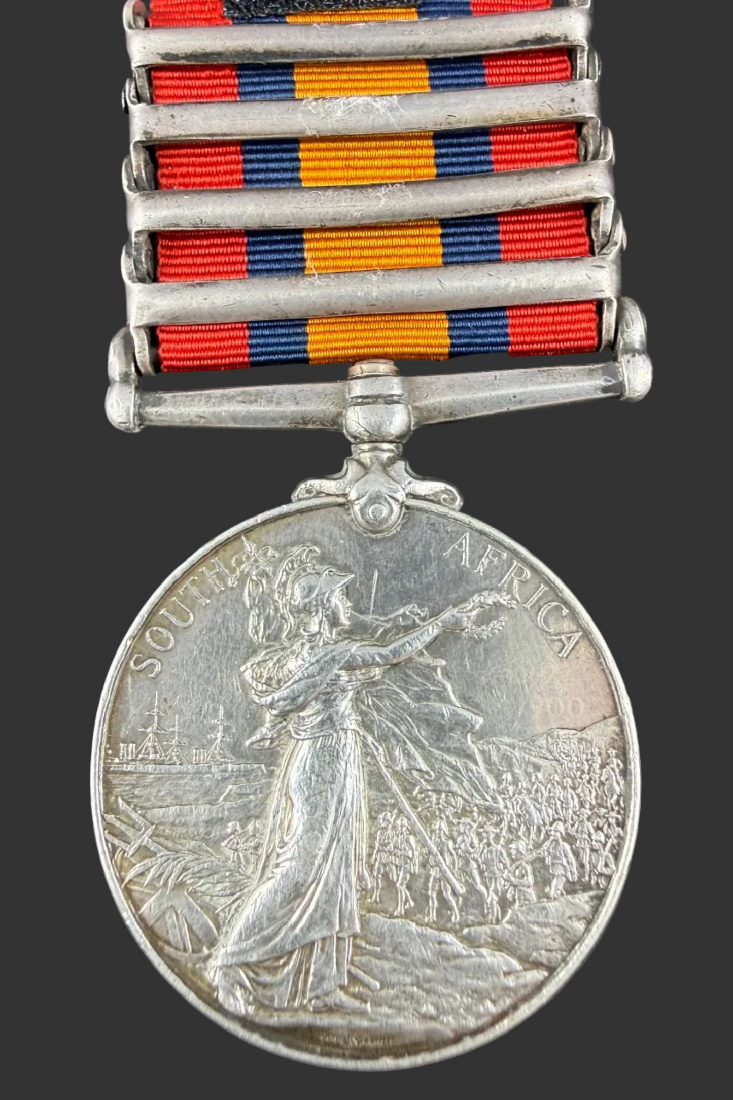 British - Pre-WWI - Queen's South Africa Medal - Yorkshire Regiment - Prince - KIA - MiD