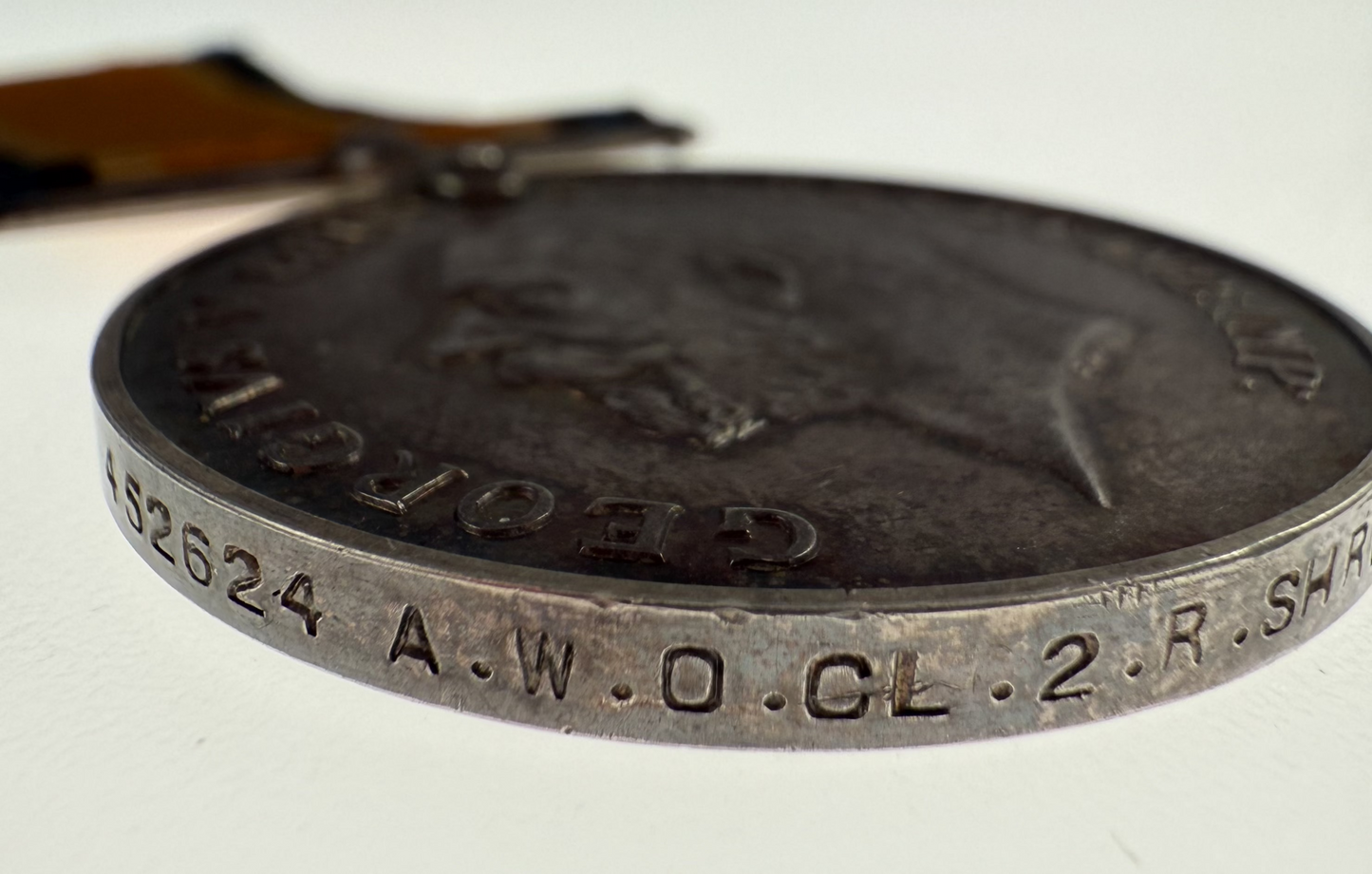 WWI British War Medal - 58th Canadian Infantry Battalion - Shrubsole
