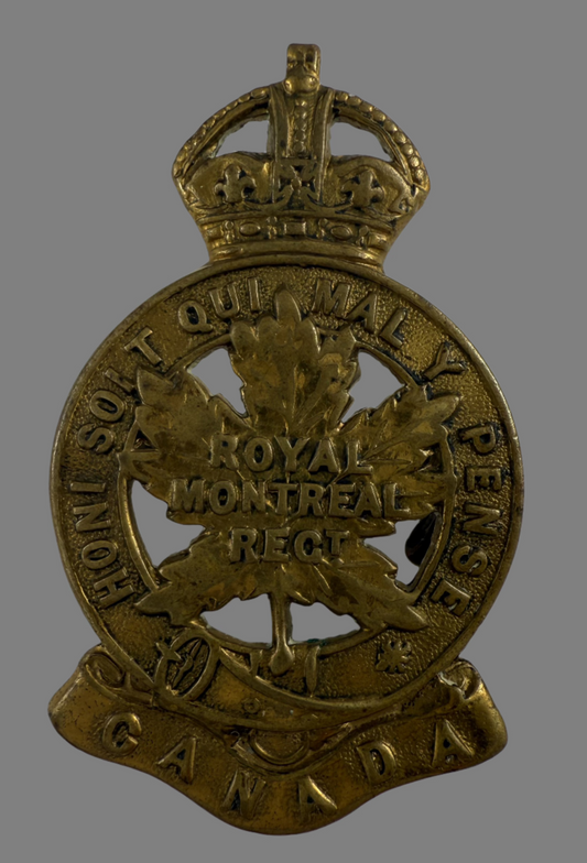 WWI - 14th Canadian Battalion (Royal Montreal Regiment) Cap Badge