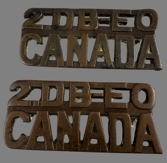 WWI - 2nd Depot Battalion of Easter Ontario Should Title Pair