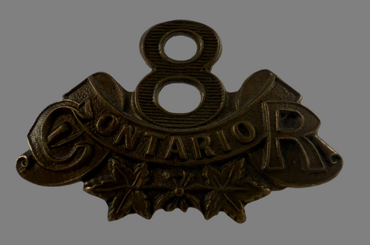 WWI - 8th Central Ontario Reserve Collar Badge