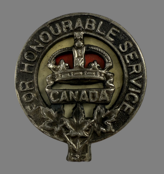 WWI - Canadian War Service Badge Class C