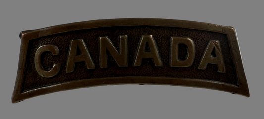 WWI  - C.E.F Canada Shoulder Title - Roden 1916