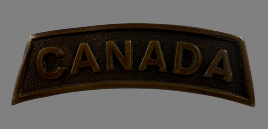 WWI  - C.E.F Canada Shoulder Title - Scully