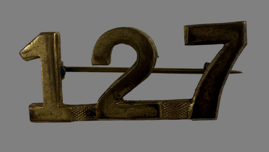 WWI - 127th Canadian Infantry Battalion (12th York Rangers) Shoulder Title