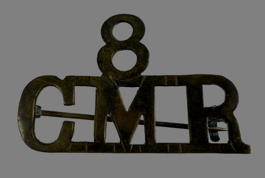 WWI - 8th Canadian Mounted Rifles Shoulder Title